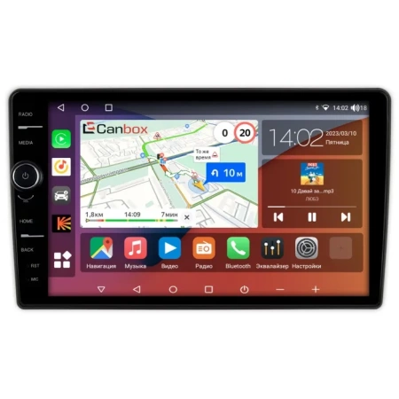 Штатная магнитола Toyota Mark 2 (X100), Chaser (X100), Cresta (X100) 1996-2001 Canbox H-Line 7842-9455 на Android 10 (4G-SIM, 4/32, DSP, QLed)