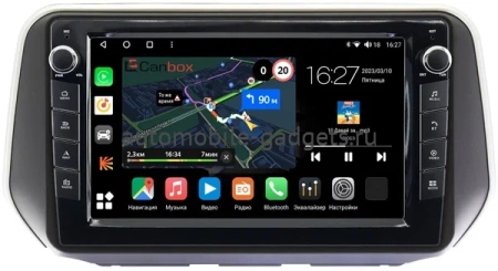 Hyundai Santa Fe 4 2018-2021 Canbox M-Line 7825-10-1137 на Android 10 (4G-SIM, 2/32, DSP, QLed) С крутилками