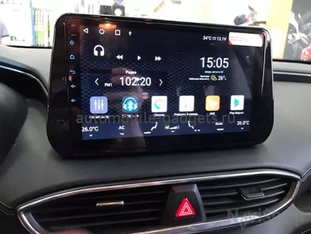 NaviPilot DROID10 ULTRA MAX штатная магнитола для Hyundai Santa Fe 2020+ на Android 10 с 8Gb, DSP, 4G