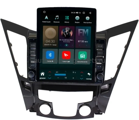 Штатная магнитола Hyundai Sonata 6 (YF) 2009-2014 Canbox M-Line 5610-9114 на Android 10 (4G-SIM, 2/32, DSP, QLed, Tesla)