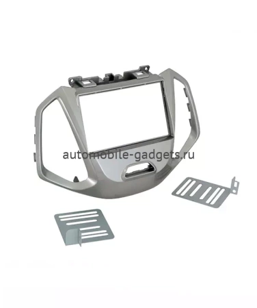 INCAR RFO-N33 Переходная рамка 2DIN для автомобилей Ford Ecosport 2014-2018 silver