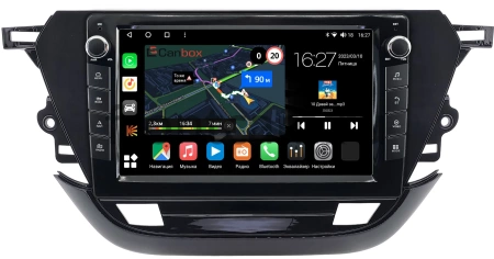 Opel Corsa F 2019-2024 (глянцевая) Canbox M-Line 7821-9-0204 Android 10 (4G-SIM, 2/32, DSP, IPS) С крутилками