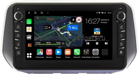 Hyundai Santa Fe 4 2018-2021 Canbox M-Line 7835-10-1137 на Android 10 (4G-SIM, 2/32, DSP, QLed) С крутилками