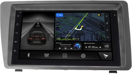 Магнитола в штатное место 2 din Honda Civic 7 2000-2006 (серая, правый руль) Teyes CC2L 1/16 7 дюймов RP-11-674-277 на Android 8.1 (DSP, AHD)