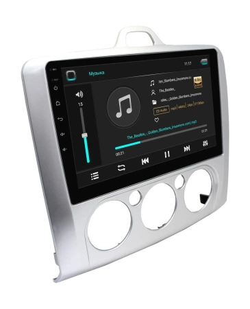 Штатная магнитола Ford Focus 2008 - 2011 Wide Media LC9157QU-4/64  (авто с кондиционером)