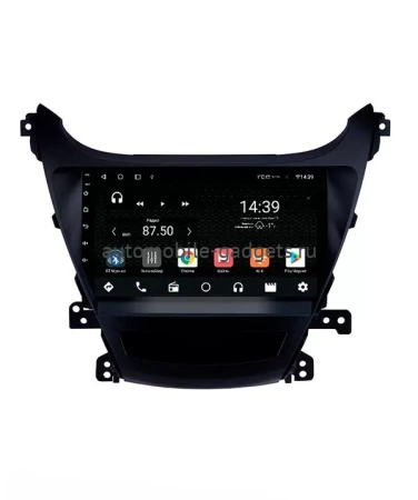 NaviPilot DROID10 ULTRA MAX штатная магнитола для Hyundai Elantra 2013-2016 на ANDROID 12 с 8Gb, DSP, 4G