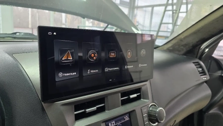 Штатная магнитола Toyota Highlander (U40) 2007-2013 12,3 дюйма Kuberg HP-T1231-P-HU123AD-8128 на Android 13 (4G-SIM, 8/128, DSP, QLed) AUDI Style