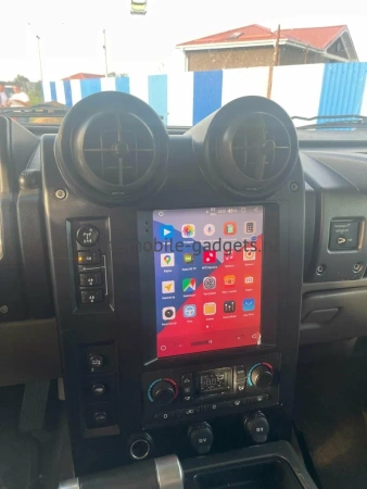 Штатное головное устройство Hummer H2 2002-2007 Canbox M-Line (Tesla style) 9.7 дюймов 2/32 5620-HU005A на Android 10 (4G-SIM, DSP, QLed)