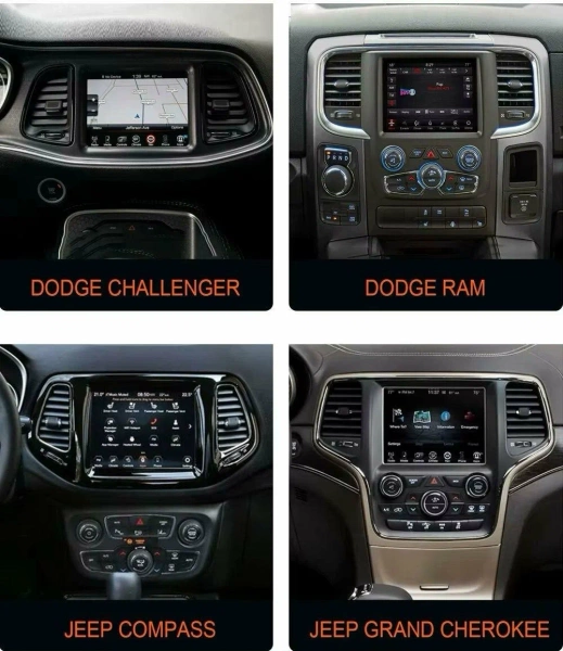 Штатная магнитола Jeep Renegade 2019-2025 Canbox M-Line 5110 8.4 дюйма на Android 10 (4G-SIM, 4/64, DSP, QLed)