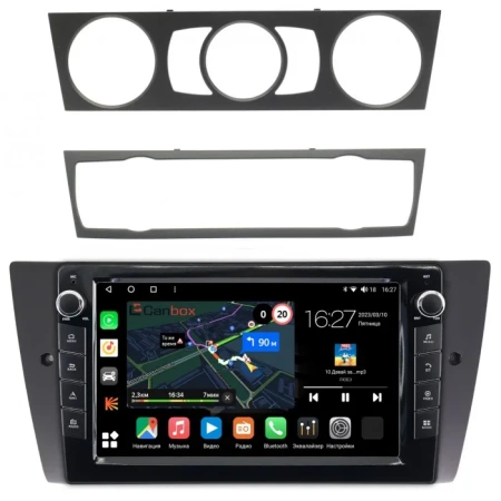 Штатная магнитола BMW 3 (E90, E91, E92, E93) 2004-2013, 1 (E81, E82) 2004-2014 Canbox M-Line 7821-9111 Android 10 (4G-SIM, 2/32, DSP, IPS) С крутилками