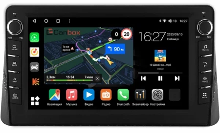 Штатная магнитола Nissan Altima 6 (L34) 2018-2022 (глянцевая) Canbox M-Line 7835-10-2118 на Android 10 (4G-SIM, 2/32, DSP, QLed) С крутилками
