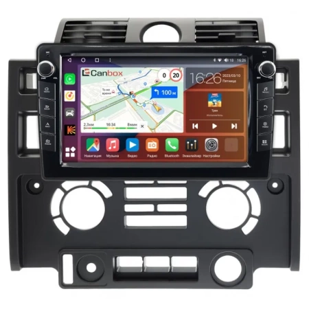 Штатная магнитола Land Rover Defender 2007-2016 Canbox H-Line 7824-9-013 на Android 10 (4G-SIM, 6/128, DSP, IPS) С крутилками