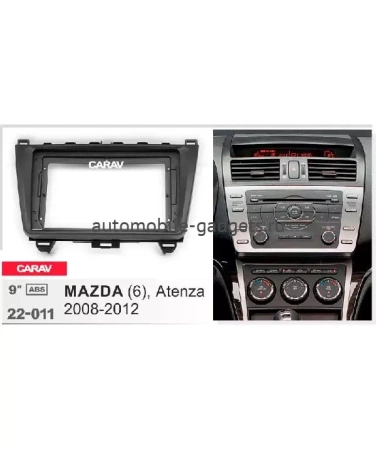 Carav 22-011 переходная рамка для установки автомагнитолы 9" MAZDA (6), Atenza 2008-2012