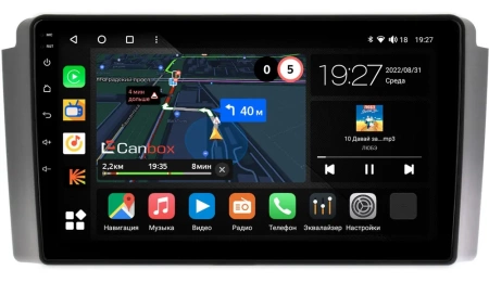 Штатная магнитола SsangYong Rexton 2001-2008 Canbox M-Line 4542-9-SY020N на Android 10 (4G-SIM, 4/64, DSP, QLed)