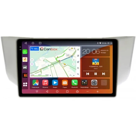 Lexus RX 300, RX 330, RX 350, RX 400h 2003-2009 Canbox H-Line 2K 4186-9161 на Android 10 (4G-SIM, 8/256, DSP, QLed)