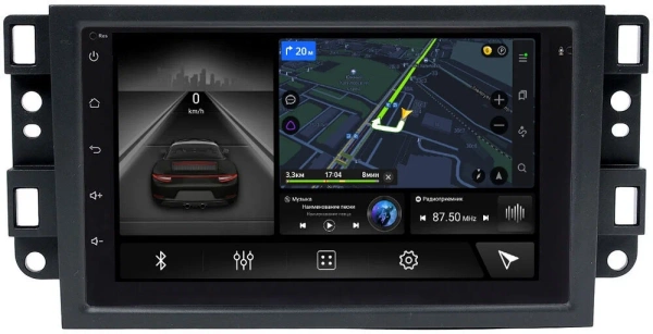 Магнитола в штатное место 2 din Daewoo Winstorm 2006-2011 Canbox H-Line 4478-RP-CVLV-58 на Android 10 (4G-SIM, 6/128, DSP)