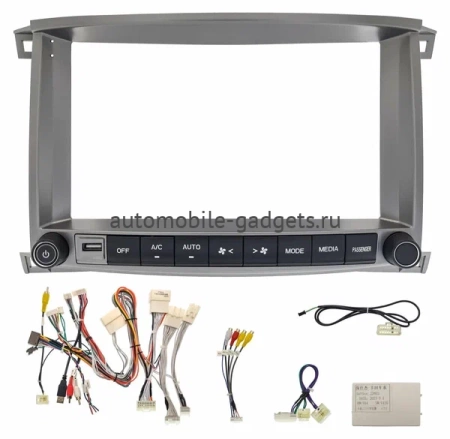 Штатная магнитола Toyota Land Cruiser 100 2002-2007 Canbox Logic-i3 2K 5734-10-1220 на Android 11 (4G-SIM, 6/128, DSP, 360, QLed)
