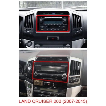 Штатная магнитола Toyota Land Cruiser 200 2007-2015 (для авто без монитора), Land Cruiser 200 2015-2021 (для авто без надписи JBL Synthesis) (Тип D) 12.3 дюйма Teyes LUX ONE (Round Corner) 6/128 RM-3042 на Android 10 (4G-SIM, 6/128, DSP, QLed) Mercede