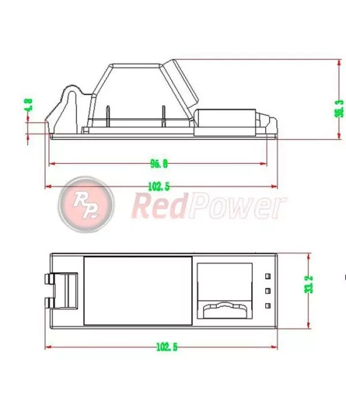 Камера заднего вида для Hyundai iX35 (2009+) RedPower HYU176P Premium