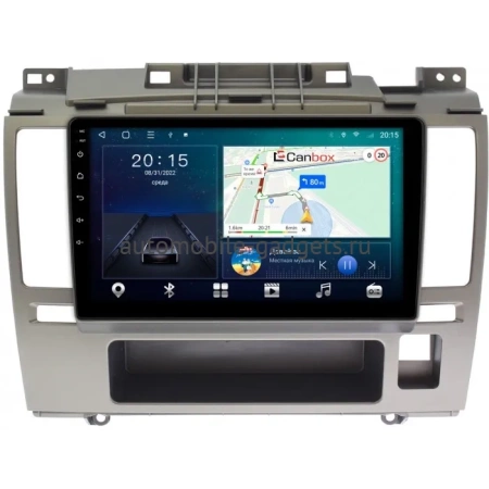 Штатная магнитола Nissan Tiida Latio 2004-2013 (серая, правый руль) Canbox L-Line 4167-9-209 на Android 10 (4G-SIM, 3/32, TS18, DSP, QLed)