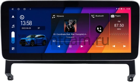 Hyundai IONIQ 2016-2024 (глянцевая) 12.3 дюйма Canbox GT1231-2131 на Android 10 (CarPlay, 2/32, DSP, QLed) Audi Style
