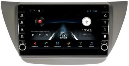 Штатная магнитола Canbox BGT9-9230 для Mitsubishi Lancer 9 2000-2010 (серая) на Android 10 (IPS, DSP, CarPlay)