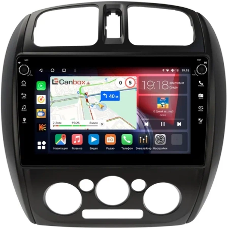 Штатная магнитола Mazda 323 6 (BJ), Premacy (CP), Protege 3 (BJ) 1998-2004 Canbox M-Line 7801-9-442 на Android 10 (4G-SIM, 2/32, DSP, IPS) С крутилками
