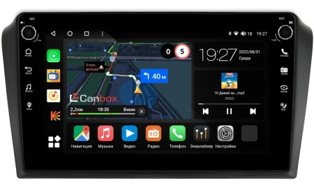 Mazda 3 (BK), Axela 2003-2009 Canbox M-Line 7801-9032 на Android 10 (4G-SIM, 2/32, DSP, IPS) С крутилками
