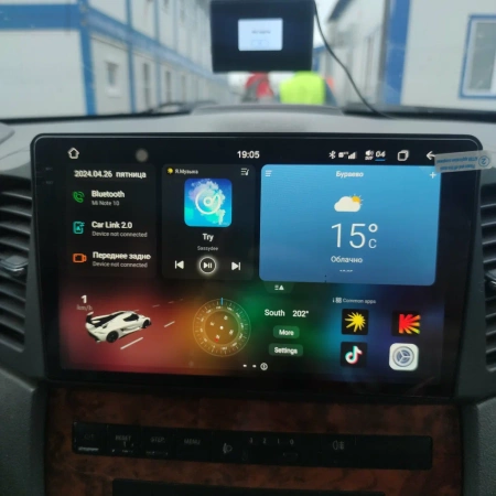 Штатная магнитола Canbox PRO-Line 2K 4251-10-1193 для Jeep Grand Cherokee 3 (WK) 2004-2007 (руль слева) на Android 13 (4G-SIM, 6/128, DSP, QLed)