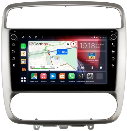 Штатная магнитола Canbox M-Line 7801-9-294 для Honda Stream 2000-2006 на Android 10 (4G-SIM, 2/32, DSP, IPS) С крутилками
