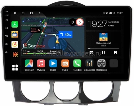 Штатная магнитола Canbox M-Line 4544-9-1311 для Mazda RX-8 2003-2008 на Android 10 (4G-SIM, 2/32, DSP, QLed)