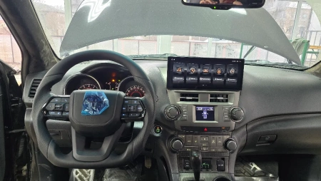 Штатная магнитола Toyota Highlander (U40) 2007-2013 12,3 дюйма Kuberg HP-T1231-P-HU123AD-8128 на Android 13 (4G-SIM, 8/128, DSP, QLed) AUDI Style