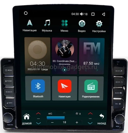 Toyota Coaster 2013-2021 Canbox M-Line 5610-10-1110 на Android 10 (4G-SIM, 2/32, DSP, QLed, Tesla)
