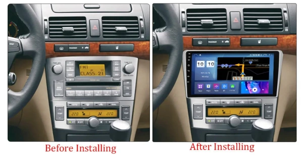 Штатная магнитола Canbox RS9-9371 для Toyota Avensis 2 2003-2009 серая 1.5/32 Android 10 (IPS, DSP, CarPlay)