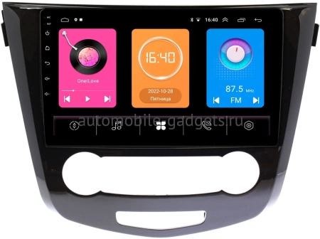 Nissan Qashqai 2, X-Trail (T32) 2013-2022 (авто без климат-контроля) OEM RK10-2634 Android 10 (CarPlay, AHD, 1/32) Nissan Qashqai 2, X-Trail (T32) 2013-2022 (авто без климат-контроля) OEM RK10-2634 Android 10 (CarPlay, AHD, 1/32)