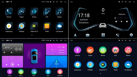 Hyundai Elantra 4 (HD) 2006-2011 (темно-серая) OEM RK9-9077 Android 10 (CarPlay, AHD, 1/32)