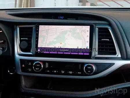 NaviPilot DROID10 ULTRA MAX штатная магнитола для Toyota Highlander 2013-2020 на Android 10 с 8Gb, DSP, 4G