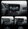 Штатное головное устройство Mitsubishi Outlander 3 2012-2024 Teyes CC4 Pro 2K 12/256 10.36 дюймов RM-10-1153 на Android 13 (4G-SIM, DSP, QLed, AI)