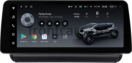 Штатная магнитола Honda Crider 2, Envix 2019-2024 12.3 дюйма Teyes LUX ONE (Round Corner) 4/32 RM-2681 на Android 10 (4G-SIM, 4/32, DSP, QLed) Mercedes Style