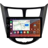 Штатная магнитола Hyundai Solaris, Accent 4 2010-2019 (черная, матовая) Canbox H-Line 7842-9-2093 на Android 10 (4G-SIM, 4/32, DSP, QLed)