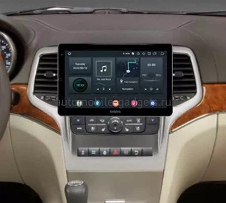 Carmedia OL-9254-2D-RL (вертикально-поворотный экран) магнитола для Jeep Grand Cherokee 2010-2013 на Android 10 с 4Гб, DSP