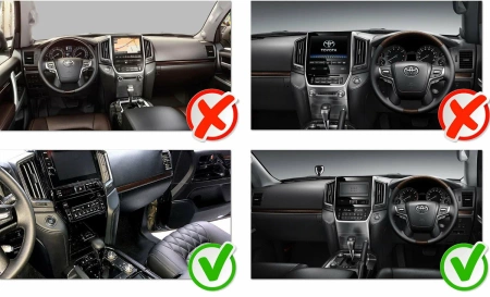 Штатная магнитола Toyota Land Cruiser 200 2015-2021 (для авто без надписи JBL Synthesis) Canbox GT9-9047 2/32 Android 10 (IPS, DSP, CarPlay)