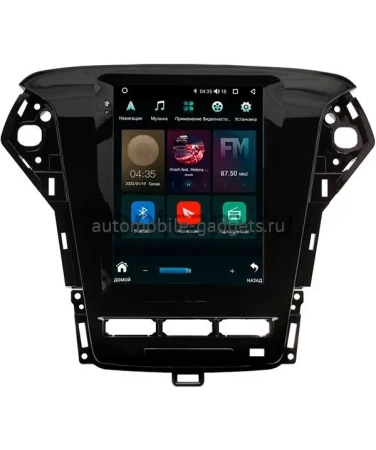 Canbox 5620-A60S02 (Tesla style) штатная магнитола для Ford Mondeo 2007-2010 на Android 10 с 2Gb, DSP, 4G