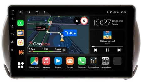 Штатная магнитола Suzuki Alto 2009-2014 Canbox M-Line 4542-9281 на Android 10 (4G-SIM, 4/64, DSP, QLed)