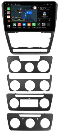 Skoda Octavia A5 2004-2013 (черная, матовая) Canbox M-Line 4543-10-1217 на Android 10 (4G-SIM, 2/32, DSP, QLed)