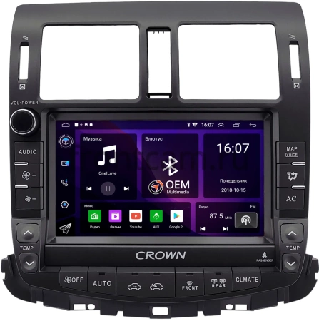 Toyota Crown (S200) 2008-2012 (Для авто без монитора) Canbox GT9-5376 2/32 Android 10 (IPS, DSP, CarPlay)