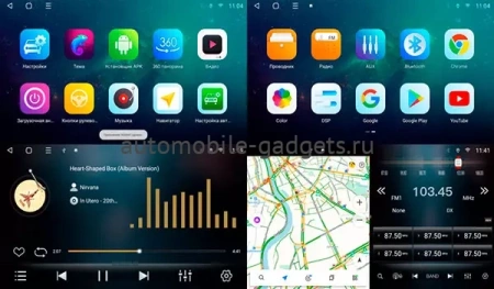 Airoc RM-2302 штатная магнитола для KIA Sorento 2009-2012 на Android 12 с 4GB, DSP, 4G