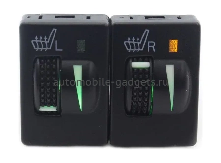 Комплект подогрева двух сидений с раздельными кнопками для Toyota, Mitsubishi 2019+ Ksize ZG8 Тип3