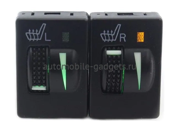 Комплект подогрева двух сидений с раздельными кнопками для Toyota, Mitsubishi 2019+ Ksize ZG8 Тип3