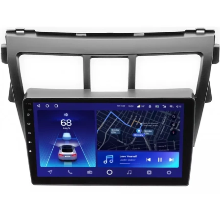 Штатное головное устройство Teyes CC2L PLUS 2/32 9 дюймов RM-9-402 для Toyota Belta, Vios, Yaris sedan 2005-2012 (черная, матовая) на Android 8.1 (DSP, IPS, AHD)